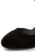 Envy Iris Black Suede D\'Orsay Wedges