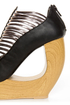 Fahrenheit Lolita 05 Black & Bronze Strappy Cutout Wedge Booties