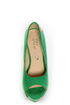 Toi et Moi Nandi 05 Green Suede Studded Platform Pumps