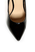 Fahrenheit Zara 02 Black Patent Pointed Pumps