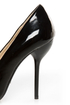 Fahrenheit Zara 02 Black Patent Pointed Pumps
