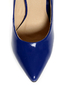 Fahrenheit Zara 02 Blue Patent Pointed Pumps