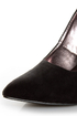 Fahrenheit Zara 06 Black Studded Pointed Pumps