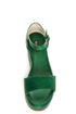 Gee'WaWa Daisy Green Flatform Platform Sandals
