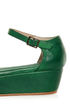 Gee'WaWa Daisy Green Flatform Platform Sandals
