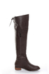 GC Shoes Kim Brown Lace-Up Back OTK Riding Boots
