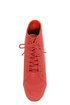 Glaze Victoria 11 Coral Lace-Up Platform Ankle Boots