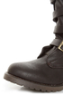 GoMax Apple Ranch 01 Brown Slouchy Belted Combat Boots