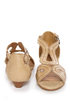 GoMax Page Boy 11 Beige Loopy Cutout Wedge Sandals