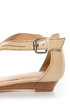 GoMax Page Boy 11 Beige Loopy Cutout Wedge Sandals