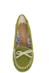 GoMax Twitter 01 Green Moccasin Flats