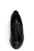 Oxy 4 Black Slip-On Tassel Loafers