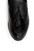 Oxy 4 Black Slip-On Tassel Loafers