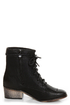 Pisa 25 Black Kiltie Lace-Up Ankle Boots