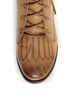 Pisa 25 Taupe Kiltie Lace-Up Ankle Boots