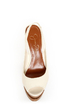 Jessica Simpson Alexy Ivory Slingback Sculpted Platform Wedges