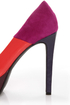 Jessica Simpson Bede 2 Spiced Coral/Bermuda Color Block Pumps