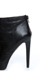 Jessica Simpson Essas Black and Silver Cap-Toe Platform Booties