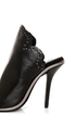Kelsi Dagger Candor Black Leather Studded Slide Heels