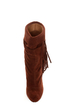 Kelsi Dagger Carousel Nutmeg Suede Fringe Cuffed Wedge Boots