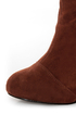 Kelsi Dagger Carousel Nutmeg Suede Fringe Cuffed Wedge Boots