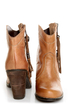 Kelsi Dagger Hanly Cognac Leather High Heel Ankle Boots