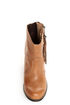 Kelsi Dagger Hanly Cognac Leather High Heel Ankle Boots
