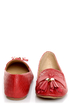 Messina 12 Red Textured Tassel Smoking Slipper Flats