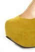 Luichiny Eye Doll Yellow Super Platform Heels
