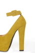 Luichiny Eye Doll Yellow Super Platform Heels