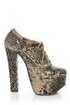 Luichiny Fass In Ate Snake Platform Oxford Heels