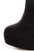 Luichiny I Want It Black Studded Platform Ankle Booties