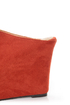 My Delicious Cubic Cinnamon Red Peep Toe Mule Wedges