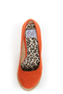 My Delicious Glow Burnt Orange Suede Espadrille Wedges