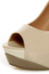 My Delicious Rainer Bone Multi Color Block Platform Heels