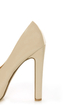My Delicious Rainer Bone Multi Color Block Platform Heels
