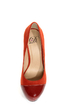 My Delicious Seal Cinnamon Rust Two Tone Cap-Toe Platform Pumps