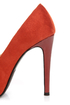 My Delicious Seal Cinnamon Rust Two Tone Cap-Toe Platform Pumps