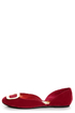 Kierra 2 Red Buckle D\\\'Orsay Flats