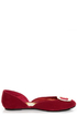 Kierra 2 Red Buckle D\\\'Orsay Flats