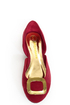 Kierra 2 Red Buckle D\\\'Orsay Flats