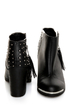 MTNG Fullu Black Studded Ankle Boots