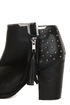 MTNG Fullu Black Studded Ankle Boots