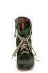MTNG Hydra 54952 Wax Green Suede Lace-Up Ankle Boots