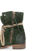 MTNG Hydra 54952 Wax Green Suede Lace-Up Ankle Boots