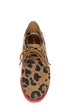 Madden Girl Jacobz Leopard Red Sole Lace-Up Oxfords