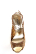 Madden Girl Jassperr Gold Multi Glitter Peep Toe Party Pumps