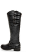 Madden Girl Lundunn Black Paris Belted Riding Boots