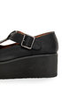 MTNG Petra Paris Black T-Strap Mary Jane Platforms