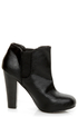 Madden Girl Zelouss Black High Heel Ankle Boots